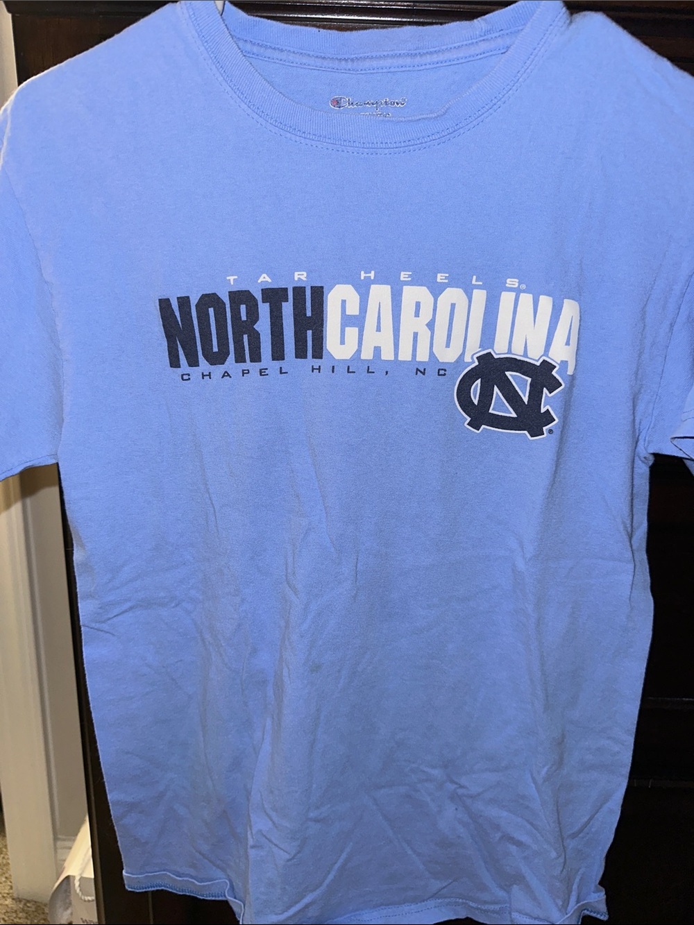 Champion Light Blue North Carolina Graphic Tee